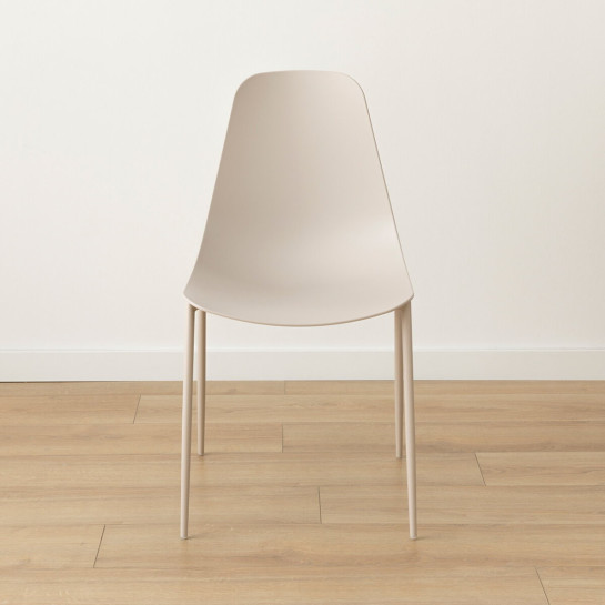Kenay Home Silla Polipropileno Beige