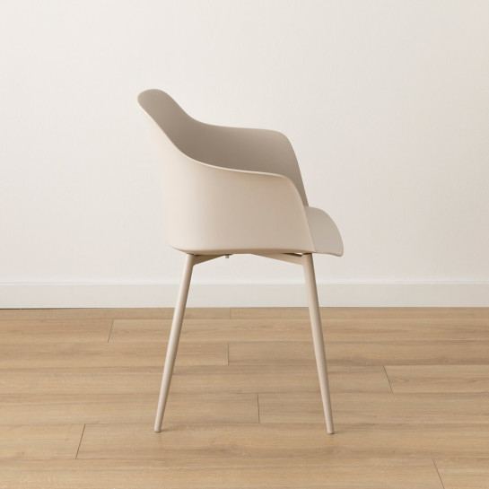 Kenay Home Silla Polipropileno Beige