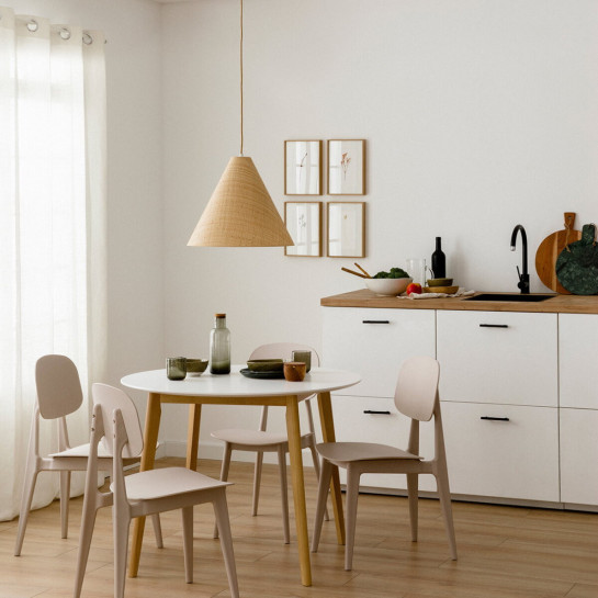 Kenay Home Silla Polipropileno Beige