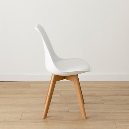 Kenay Home Silla Polipropileno Blanca