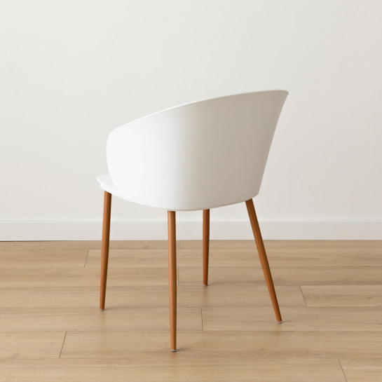 Kenay Home Silla Polipropileno Blanca