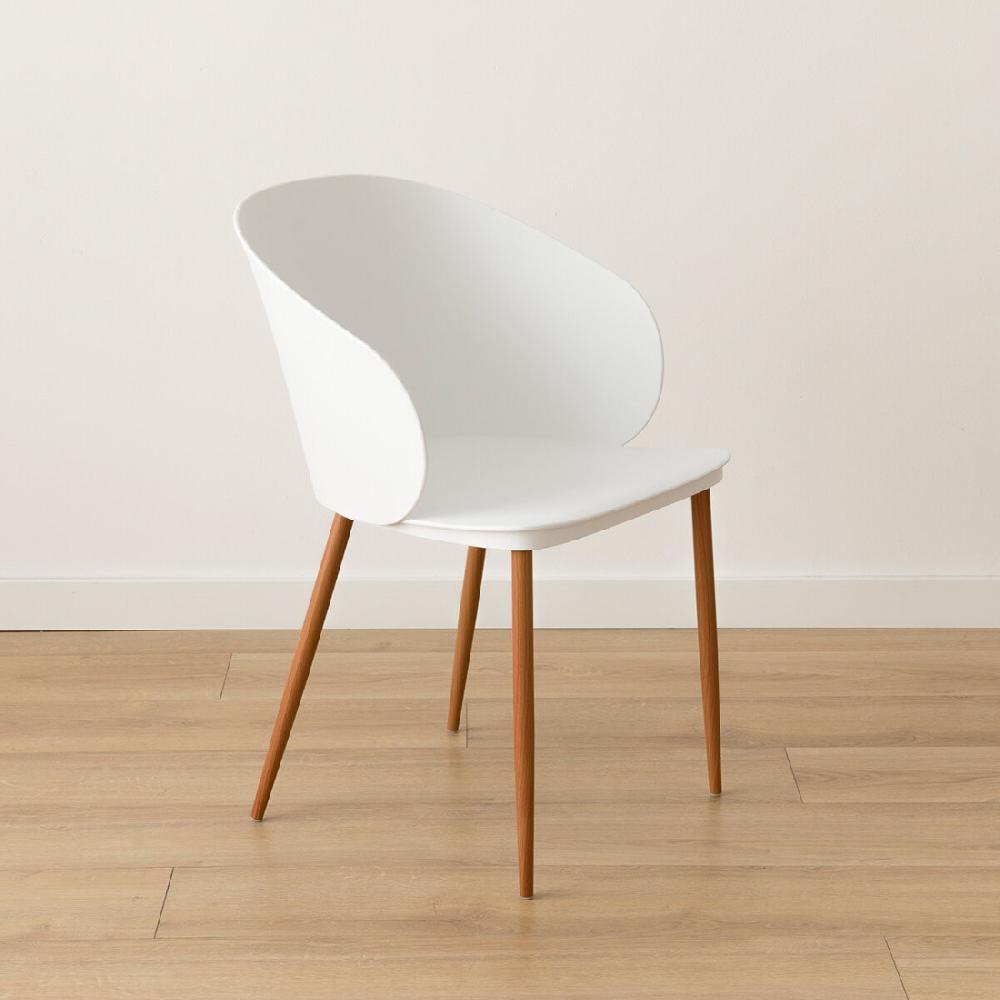 kenay home Silla polipropileno blanca
