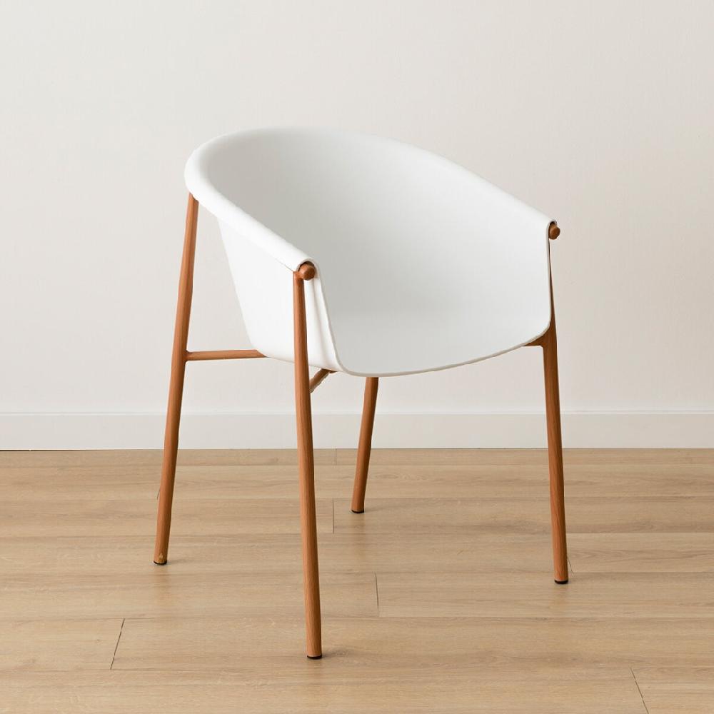 kenay home Silla polipropileno blanca