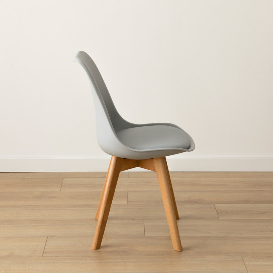 Kenay Home Silla Polipropileno Gris