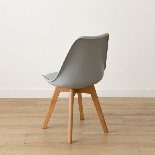 Kenay Home Silla Polipropileno Gris