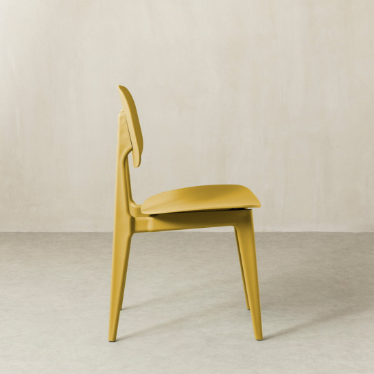 Kenay Home Silla Polipropileno Mostaza