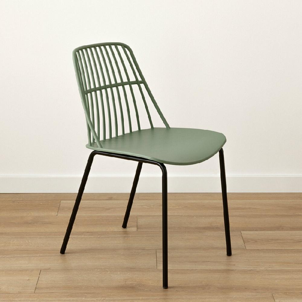 kenay home Silla polipropileno verde