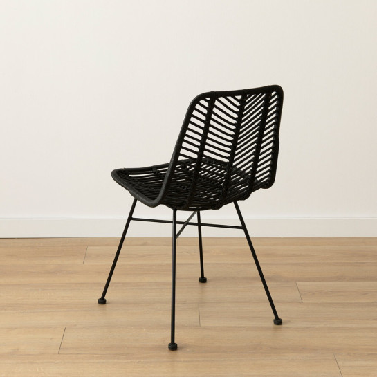 Kenay Home Silla Ratán Negro