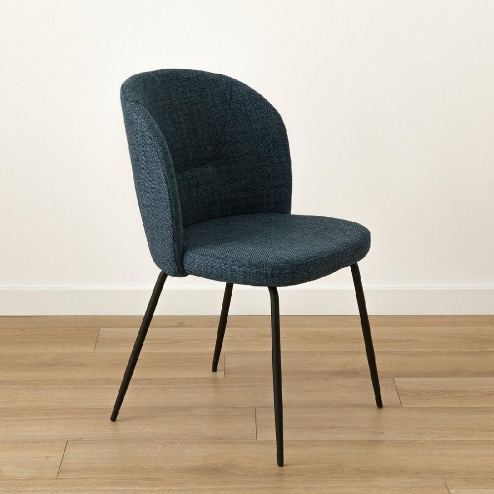 kenay home Silla tapizada azul