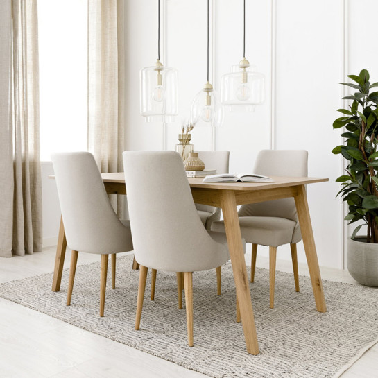 Kenay Home Silla Tapizada Beige