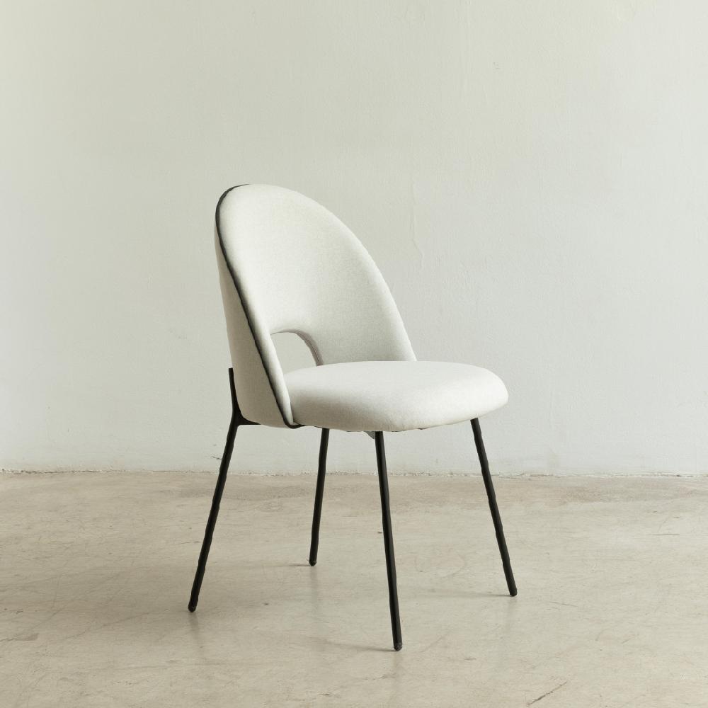 kenay home Silla tapizada beige