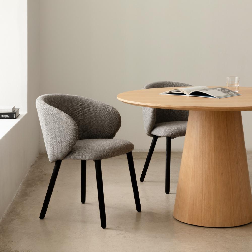 kenay home Silla tapizada gris