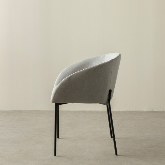 Kenay Home Silla Tapizada Gris