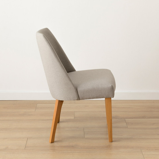 Kenay Home Silla Tapizada Gris Claro