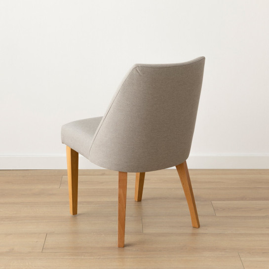 Kenay Home Silla Tapizada Gris Claro