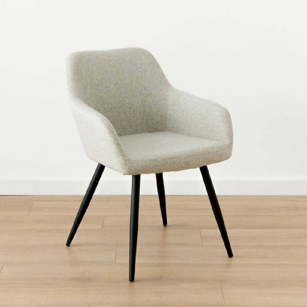 kenay home Silla tapizada gris claro