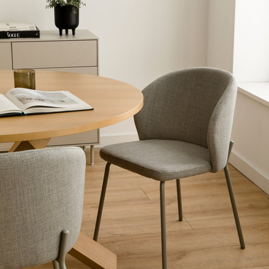 Kenay Home Silla Tapizada Gris