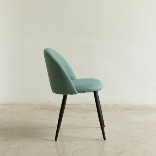 Kenay Home Silla Tapizada Menta Con Pata Negra