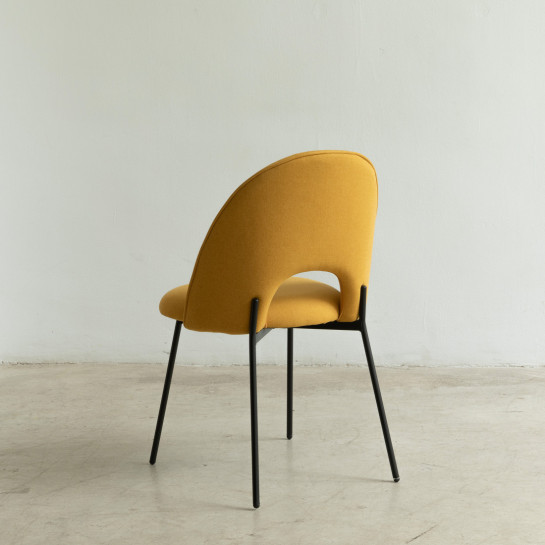 Kenay Home Silla Tapizada Mostaza