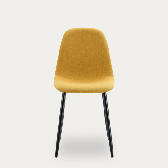 Kenay Home Silla Tapizada Mostaza