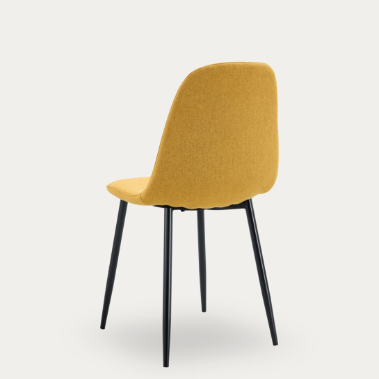 Kenay Home Silla Tapizada Mostaza