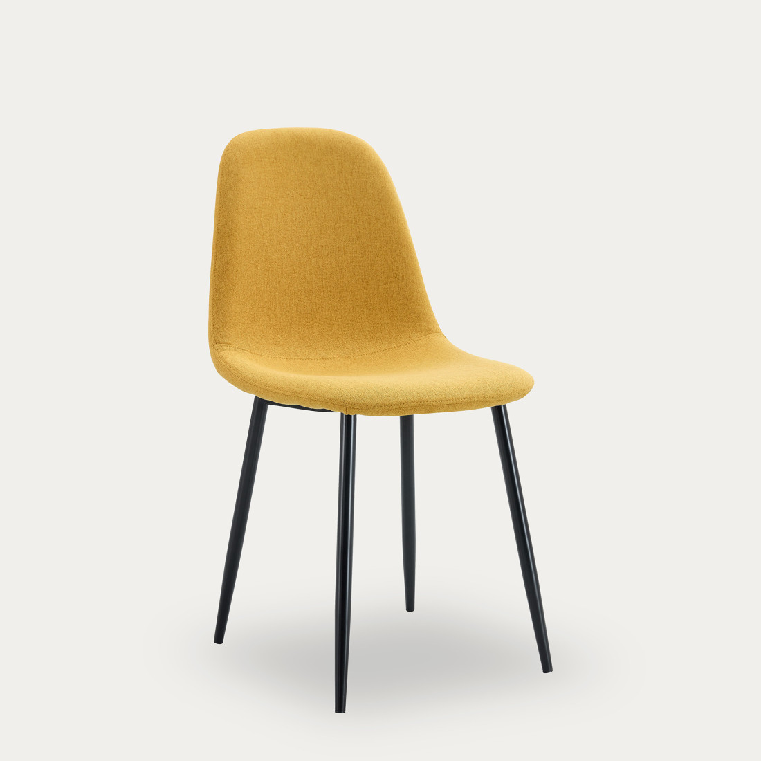 kenay home Silla tapizada mostaza