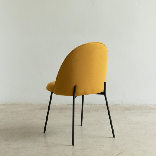 Kenay Home Silla Tapizada Mostaza