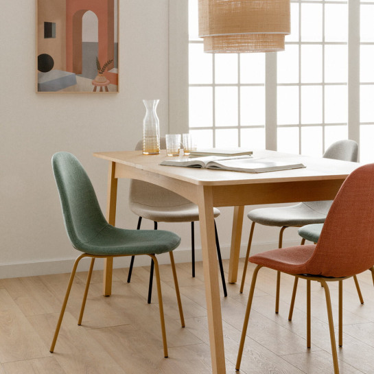 Kenay Home Silla Tapizada Terracota