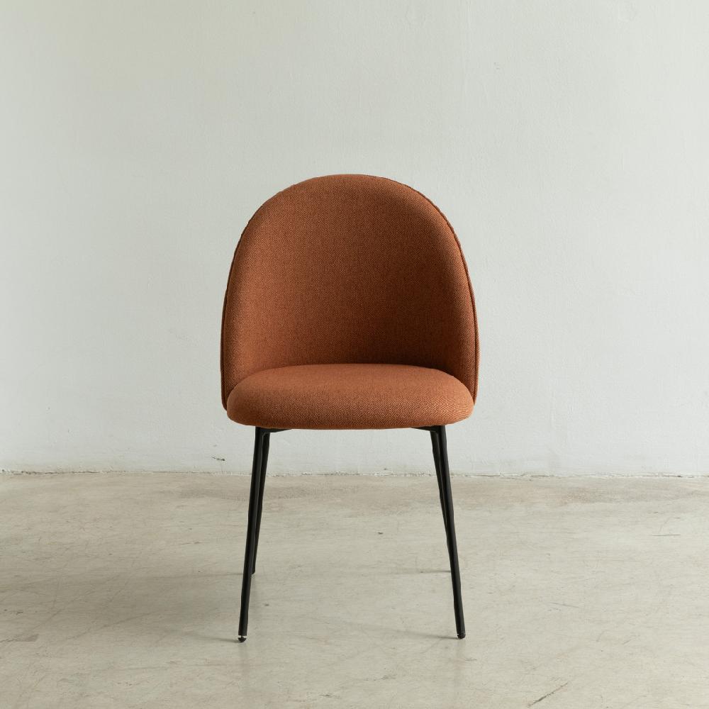 kenay home Silla tapizada terracota