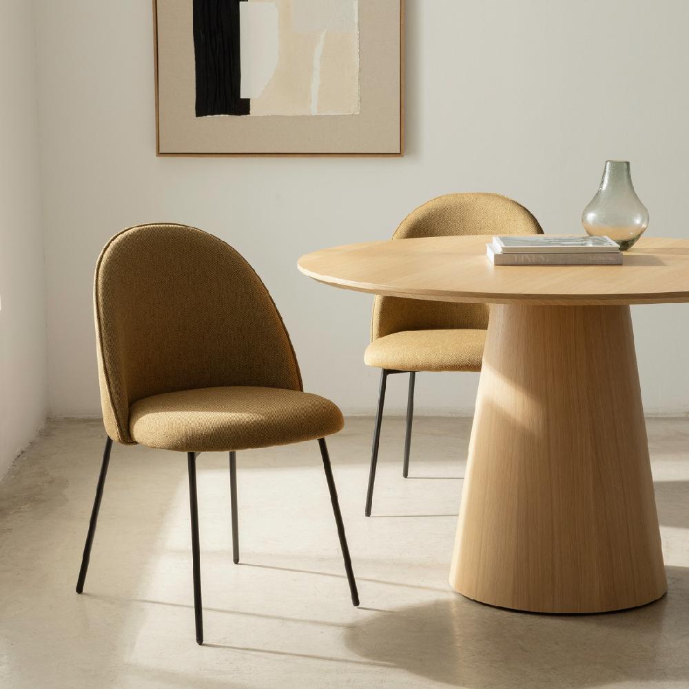 kenay home Silla tapizada tierra