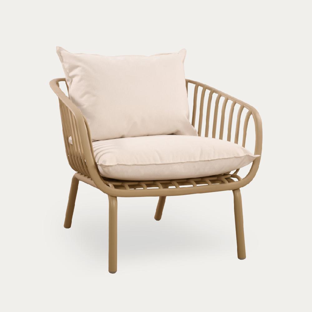 kenay home Sillón de jardín beige