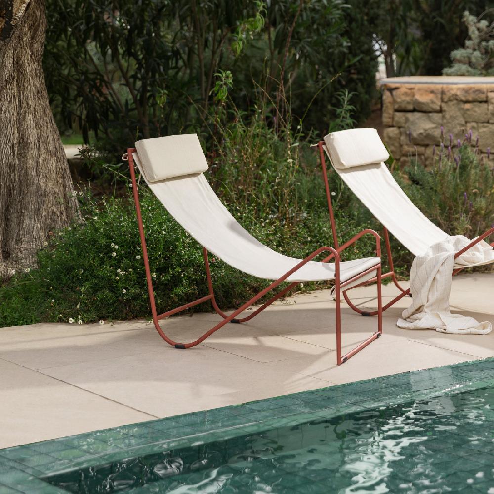 kenay home Sillón de jardín terracota