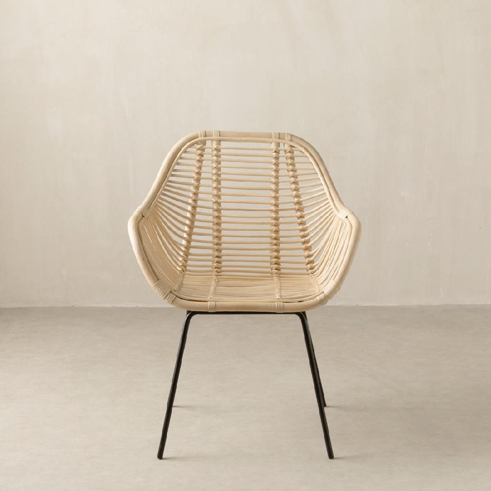 Kenay Home Sillón Ratán Patas Negras