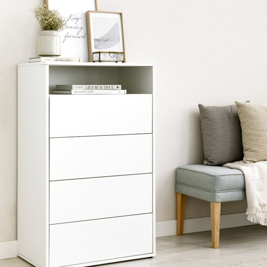 Kenay Home Sinfonier Blanco 4 Cajones