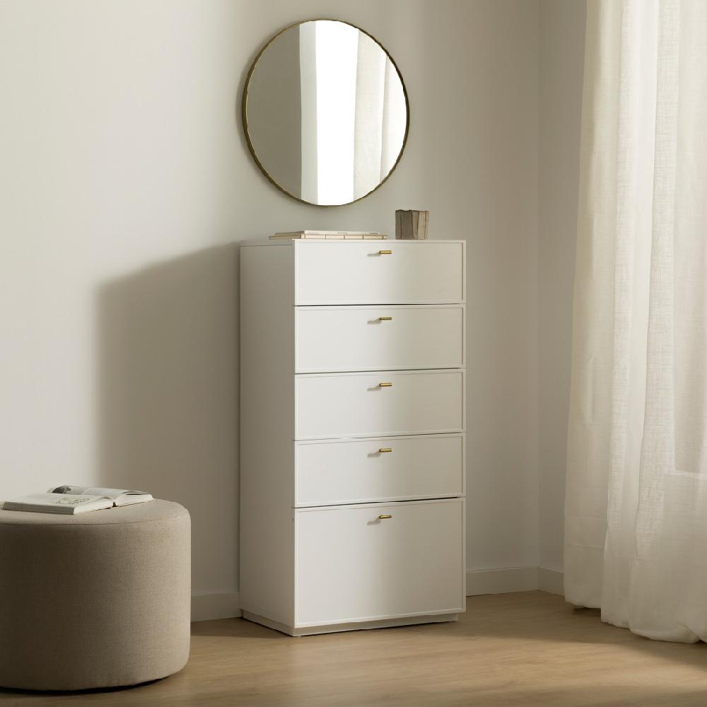 kenay home Sinfonier blanco 5 cajones