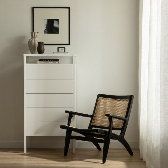 Kenay Home Sinfonier Blanco 5 Cajones