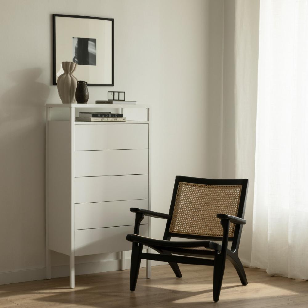 kenay home Sinfonier blanco 5 cajones