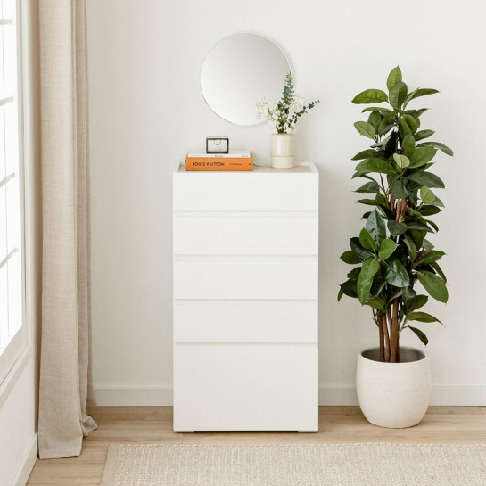 Kenay Home Sinfonier Blanco 5 Cajones