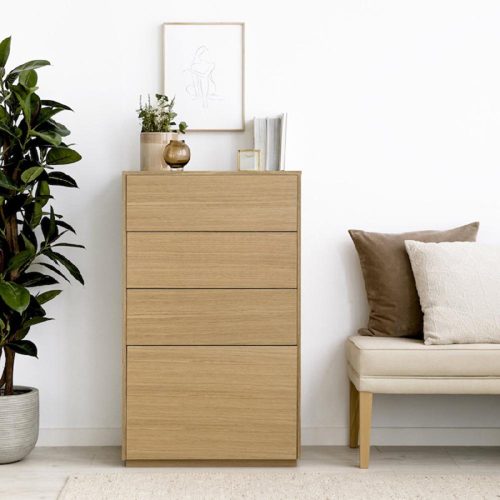 kenay home Sinfonier roble 4 cajones