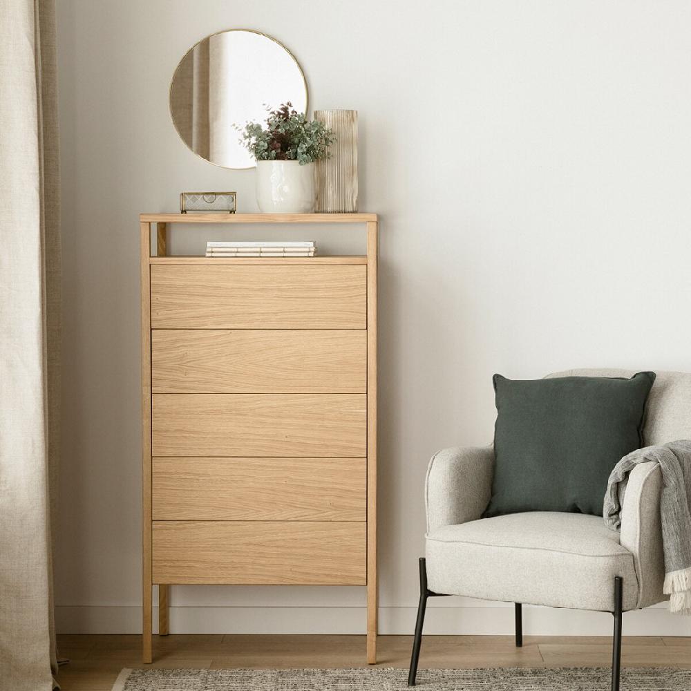 kenay home Sinfonier roble 5 cajones