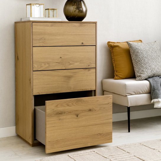 Kenay Home Sinfonier Roble Nudoso 4 Cajones