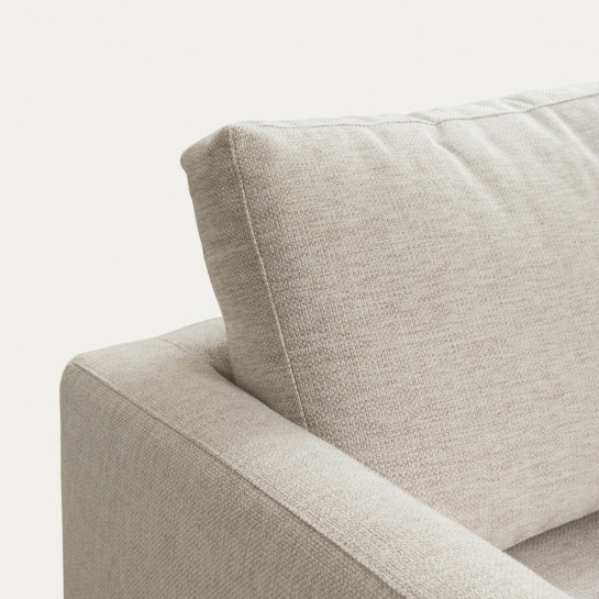 Kenay Home Sofá Beige Chaise Mediana Derecha