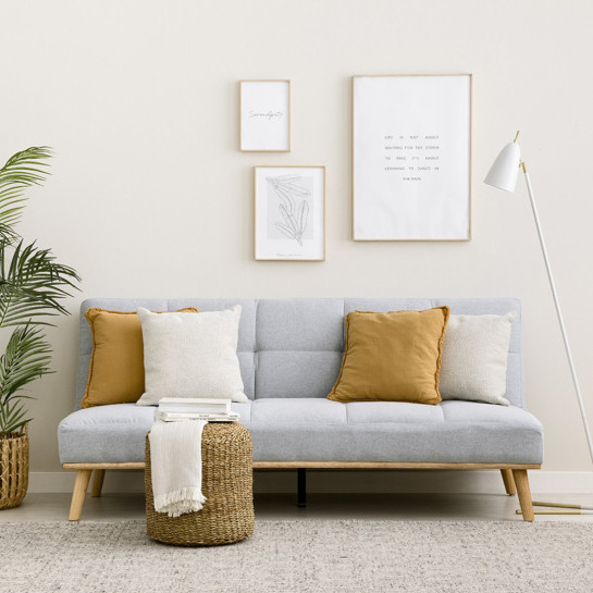 Kenay Home Sofá Cama Gris