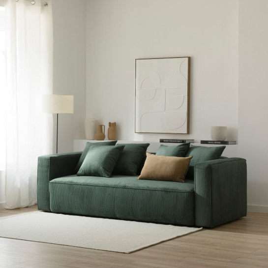 Kenay Home Sofá Cama Pana Verde