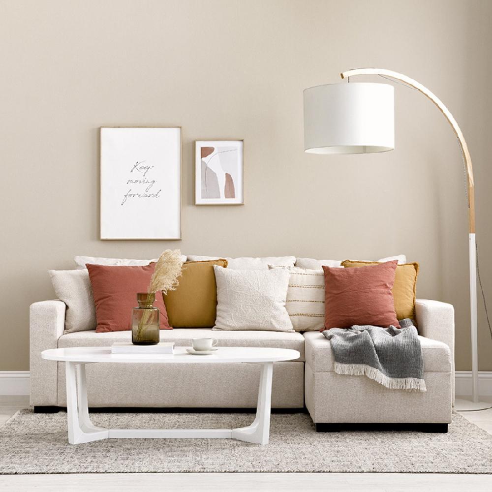 kenay home Sofá cama reversible beige