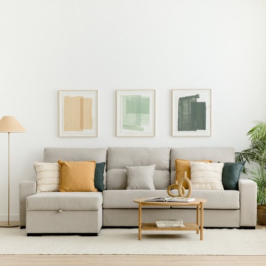 Kenay Home Sofá Cama Reversible Perla