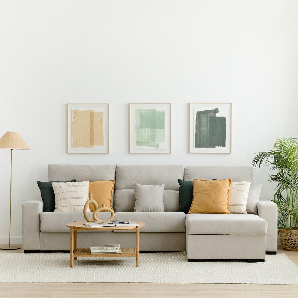 kenay home Sofá cama reversible perla