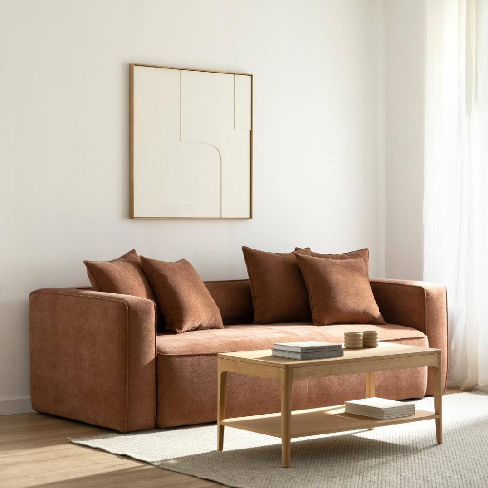 kenay home Sofá cama terracota