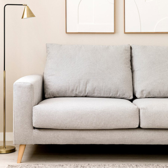 Kenay Home Sofá Chaise Derecha Gris Claro