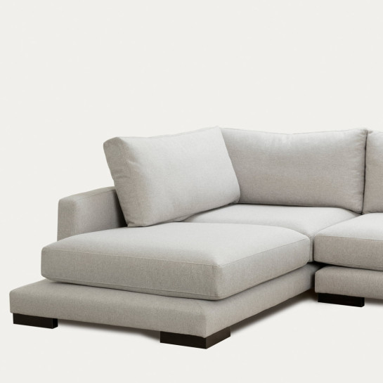 Kenay Home Sofá Chaise Grande Izquierda Perla